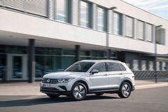 Tiguan eHybrid har en räckvidd vid eldrift på upp till 50 km.