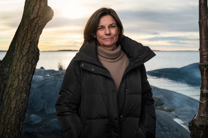 Isabella Lövin är aktuell med boken Oceankänslan. Foto: Viktor Gårdsäter