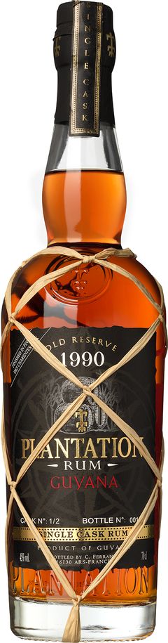 Plantation Guyana 1990 
Ursprung: Guyana | Producent: Plantation Rum |Alk vol: 45 % | Avslutas på Pineau des Charentes fat | Art.nr: 10314 | Pris: 1099 kr | Lansering: 4 December | Antal: 130 flaskor