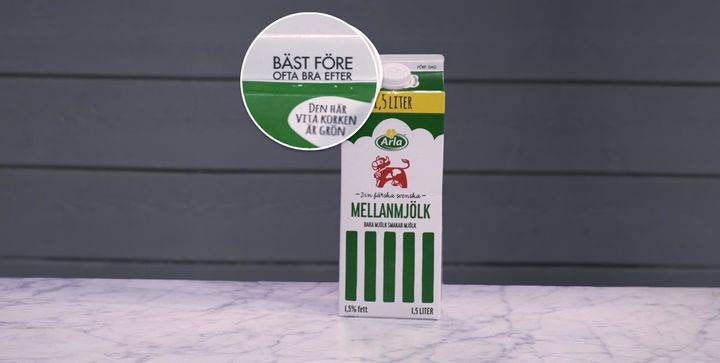 2018 lanserade Arla märkningen ”Ofta bra efter” för att markera att mejeriprodukterna har betydligt längre hållbarhet än vad bäst före-datumet anger. Genom att lukta, titta och smaka på produkten går det att avgöra om den är ätbar.