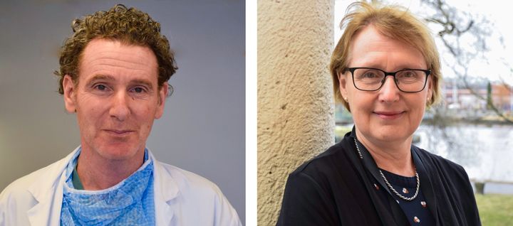 Forskarna Tal Hörer och Louise Olsson. De tillhör två av de arton forskargrupperna som har fått anslag från Nyckelfonden i år. Foto: Elin Abelson.