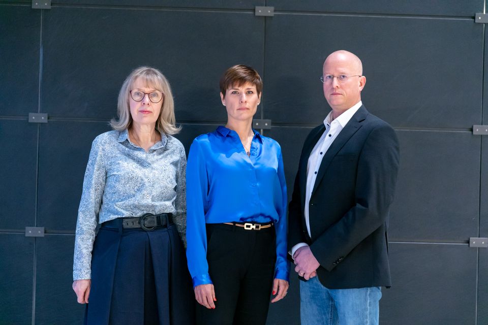Sveriges Läkarförbund - presidiet. Marina Tuutma, Sofia Rydgren Stale, Lars Rocksén
