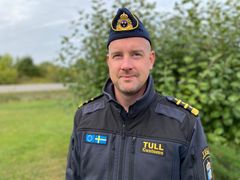 Oscar Lindvall, biträdande enhetschef vid Tullverkets kontrollavdelning Syd. Foto: Tullverket