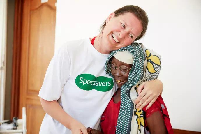  Marita Bertilson i Tanzania