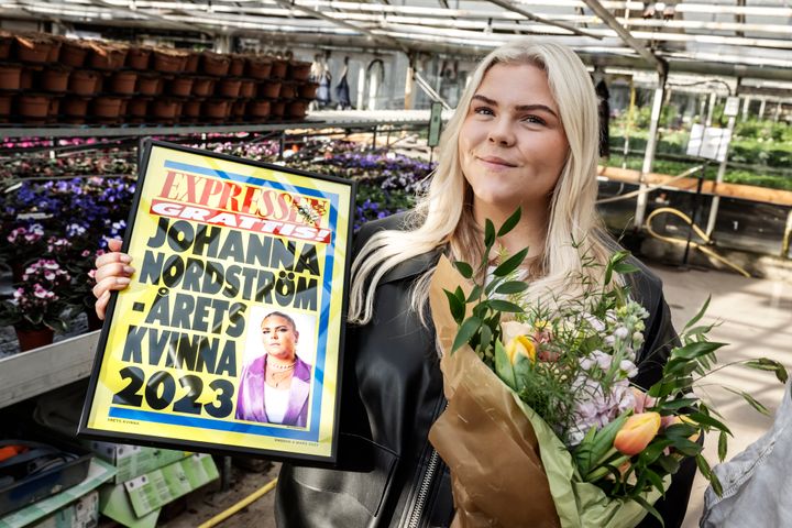 Årets kvinna 2023, Johanna Nordström. Foto: Anna-Karin Nilsson