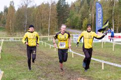 Stora Tunas herrar blev svenska mästare i stafett. Foto: Victor Lundmark/Svenska Orienteringsförbundet