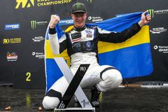 Johan inför Estering Johan Kristoffersson är redan världsmästare när han ställer upp i säsongen näst sista omgång i World RX i Tyskand.