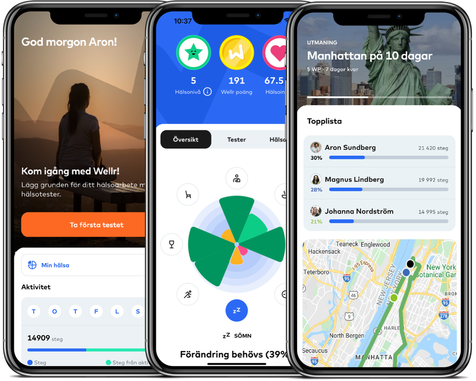 Wellr hälsoapp