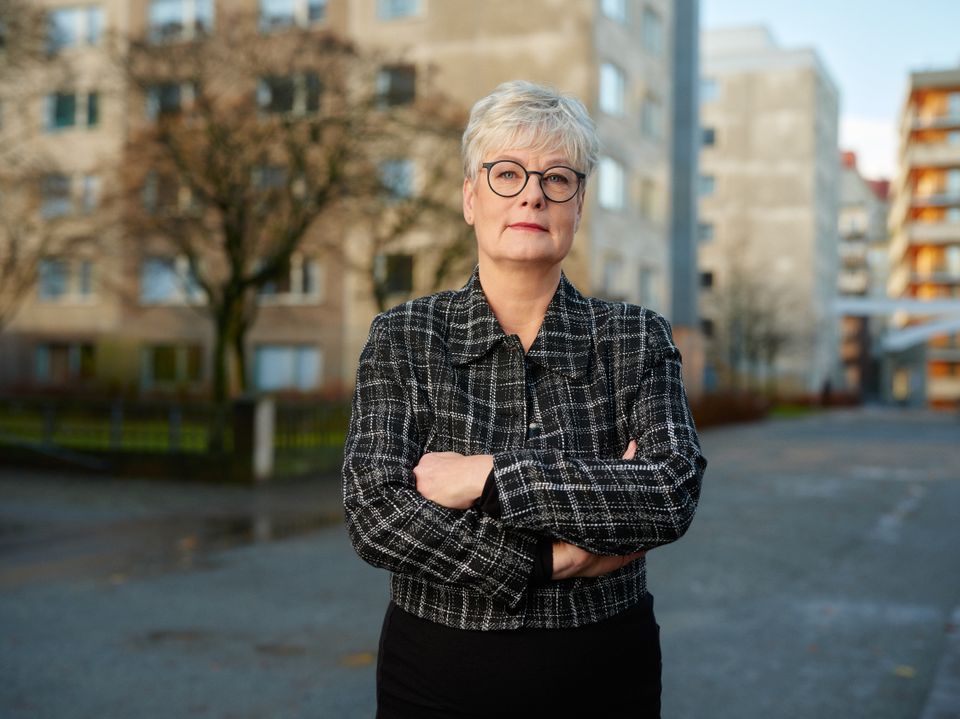 Marie Linder, förbundsordförande Hyresgästföreningen