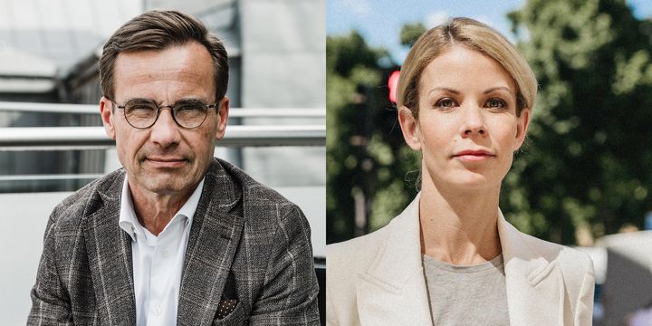 Ulf Kristersson Och Anna König Jerlmyr Presenterar Nyheter För Att ...