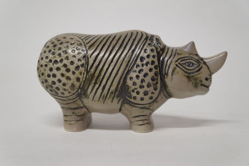 WWF och Lisa Larson släpper en noshörning i keramik | WWF