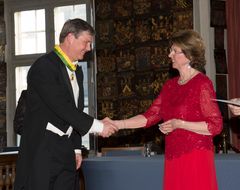 Näringslivsmedaljör Peter Hägg, Somas Instruments AB och Prinsessan Désirée.