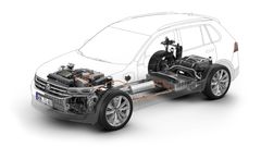 Tiguan eHybrid drivs på framhjulen.