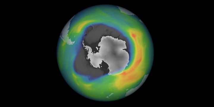 Mätningar från Copernicus Sentinel-5P-satelliten visar att årets ozonhål över Antarktis är ett av de största de senaste åren. En detaljerad analys från den tyska rymdmyndigheten, DLR, indikerar att hålet nu har nått sin maximala storlek. ESA/DLR