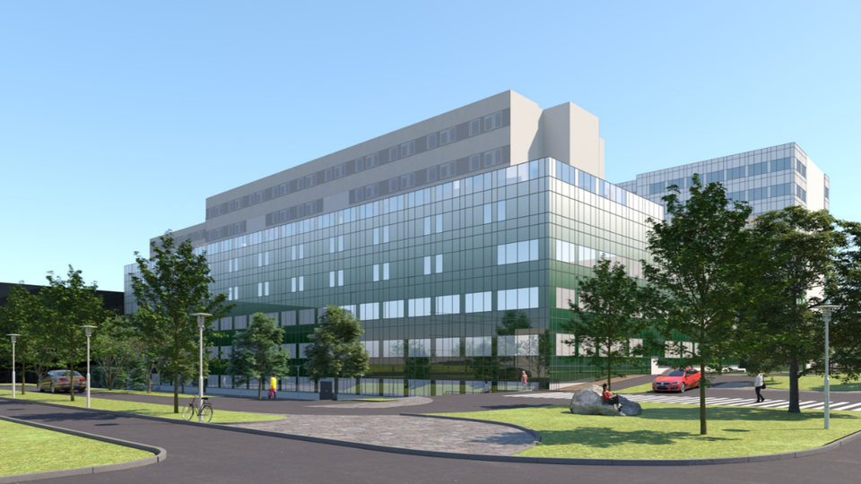 Ny byggnad på Östra sjukhuset