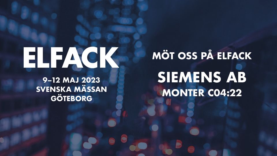 Siemens bjuder på lösningar och produkter för låg- och mellanspänning ...