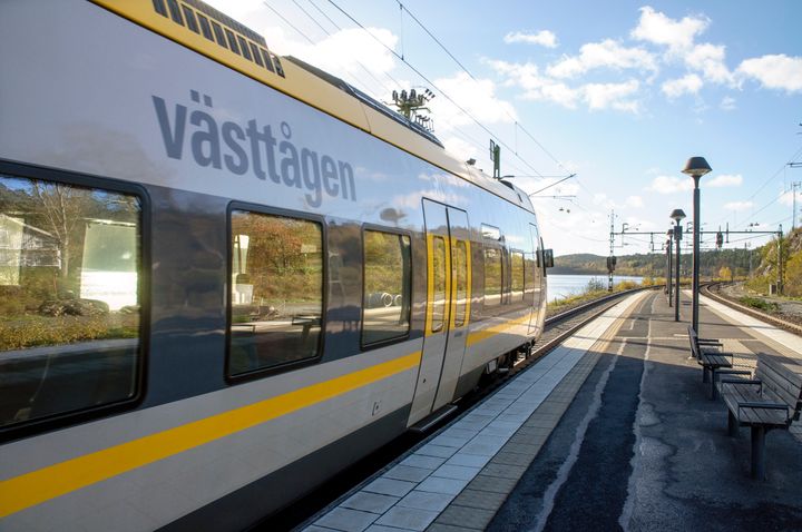 Västtåg på olika sträckor påverkas av Trafikverkets kommande banarbeten. Foto: Birgitta Lagerlöf Medialaget