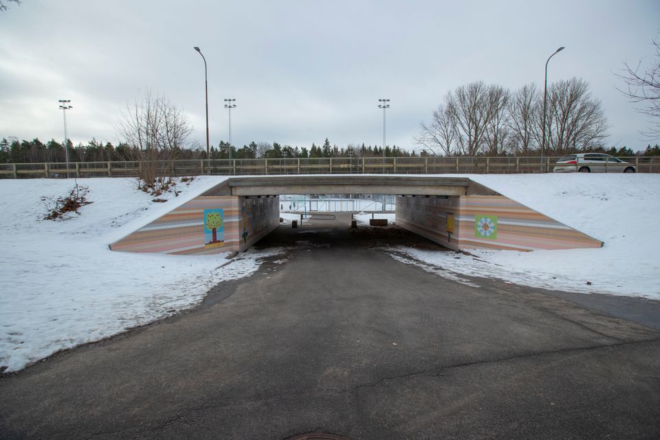 Tunnel under Rinkebysvängen vid Knutbyskolan i Rinkeby invigd ...
