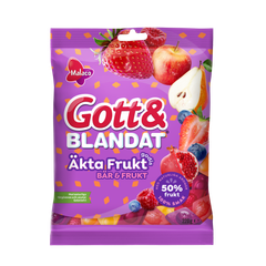 Malaco Gott & Blandat Äkta Fruktgodis Bär & Frukt