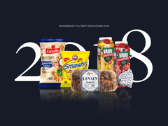 Produkterna som nominerats till Årets Dagligvara 2018