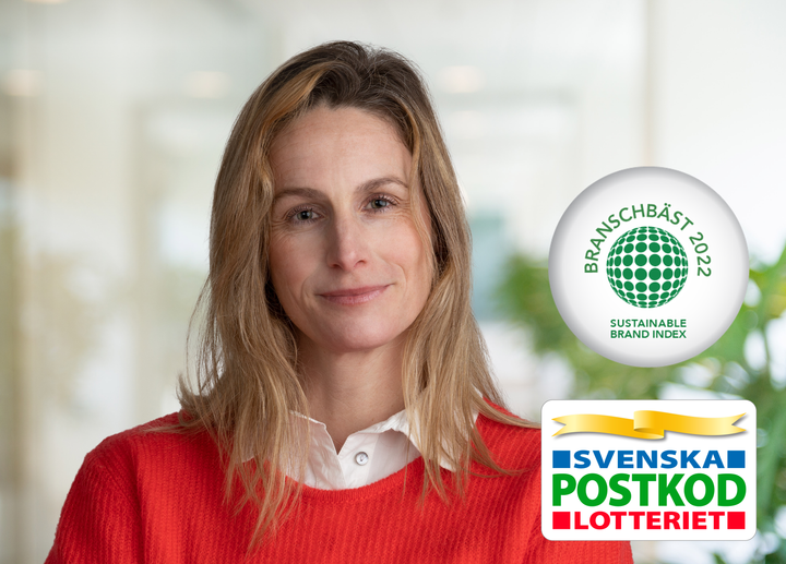 Jessika Kjellgren, Postkodlotteriets hållbarhetschef, fick ett kvitto på att svenskarna uppskattar hållbarhetsarbetet.