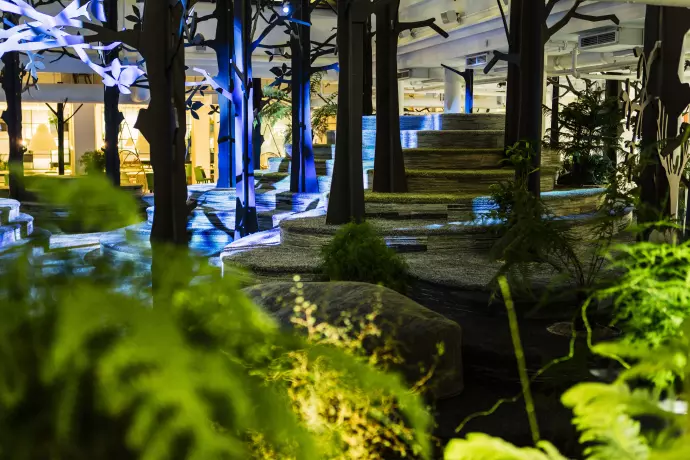 King K36 i Stockholm är den senaste vinnaren av prestigefyllda Svenska Ljuspriset. Det är nu dags för en ny tävlingsomgång - för att utse 2016 års bästa ljusprojekt. Foto: Joachim Belaieff