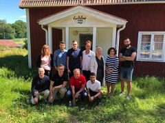 Bild: Representanter från Botrygg, Tekniska verken, styrelsen HBK, ÖFF och Linköpings kommun.