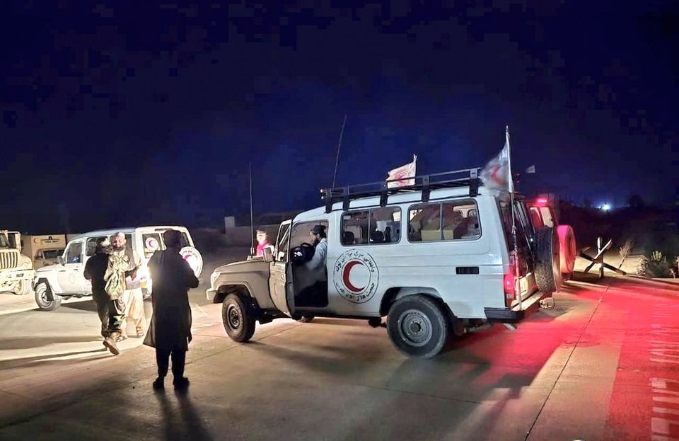 Jordbävningen i Afghanistan.