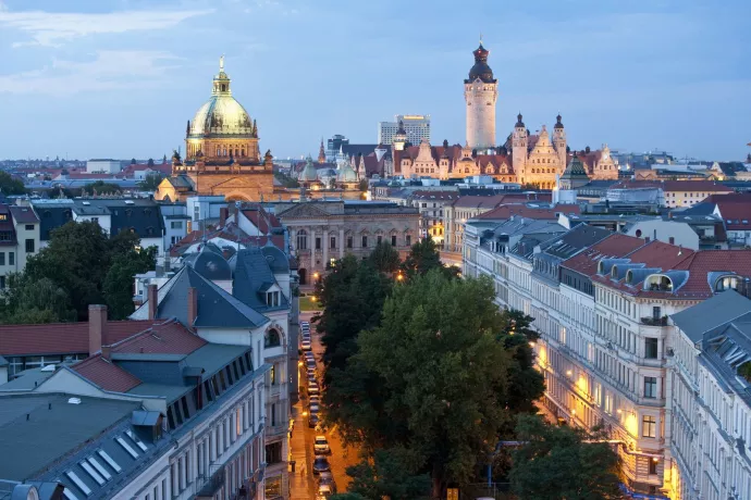 Leipzig: Bundesverwaltungsgericht och Neues Rathaus. FOTO: Roetting+Pollex/Lookphotos/DZT e.V.