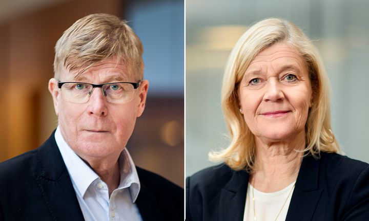Örjan Lenárd, förhandlingschef Gröna arbetsgivare & Lena-Liisa Tengblad, vd Gröna arbetsgivare