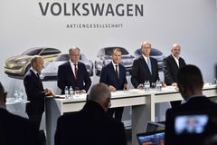 Presskonferens efter Volkswagen AG:s styrelsemöte