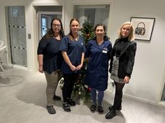 Annica Björkman, Ida Bojang, Sara Haji Dominguez Rodriquez och Melina Magnusson.