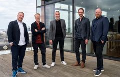 Photo: Silas Smed Andersen. Nya partners C.F. Møller Architects: Rune Bjerno Nielsen, Ola Jonsson, Franz Ødum, Thue Borgen Hasløv & Jonas Toft Lehmann Toft.
