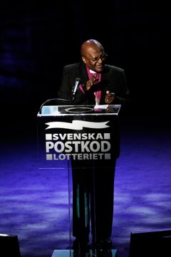 Desmond Tutu var internationell ambassadör för Postkodlotterierna.