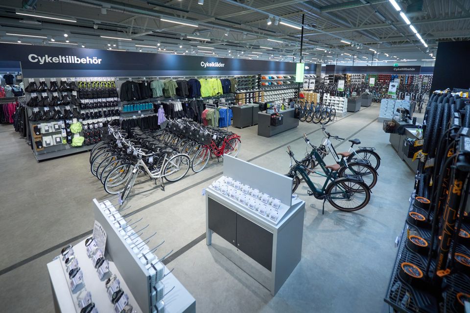 XXL_Trollhättan_interiör_cykelutrustning_Foto_Viktor_Milonjic