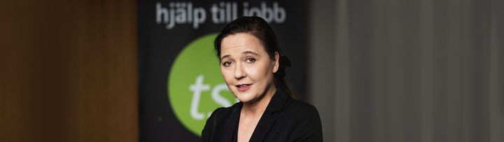 Caroline Söder, vd på Trygghetsfonden TSL. Fotograf: Eva Lindblad.