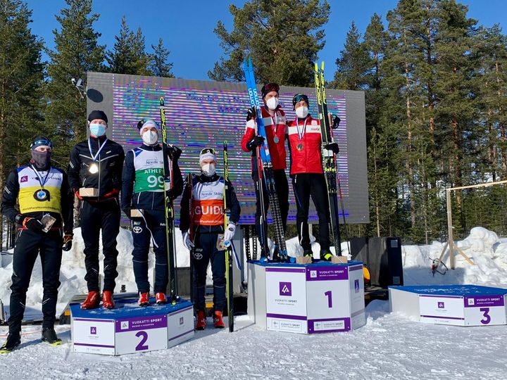 Zebastian Modin och Robin Bryntesson tog en delad andraplats under världscupen i finska Voukatti.