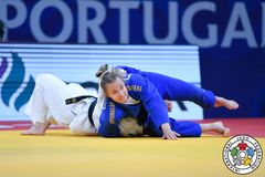 Ida Eriksson tog brons vid Grand Prix i Portugal i januari 2023. Foto: Tamara Kulumbegashvili