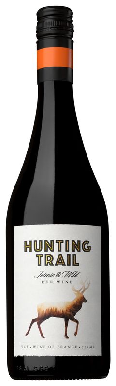 Hunting Trail intense & Wild flaska - vinet till vilda smaker. Flaska 75cl