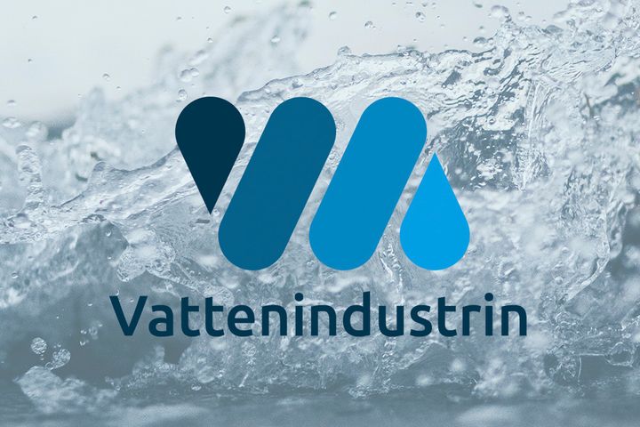 Vattenindustrins nya logotyp.