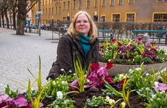 Anna Johansson, Landskapsarkitekt på Stockholms stad. Foto: Lennart Johansson.