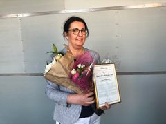 Azira Hadziabdic har belönats med ett lärarstipendium.