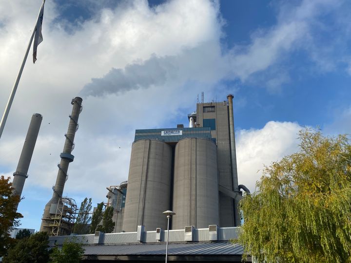 Cementas fabrik i Slite på Gotland. Foto: Naturskyddsföreningen