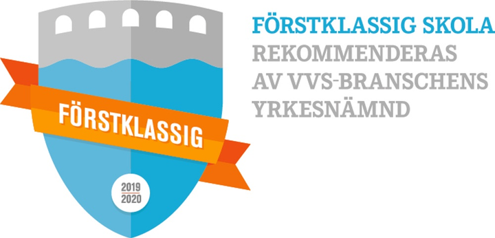 Förstklassig skola rekommenderas av VVS-branschens yrkesnämnd_logo