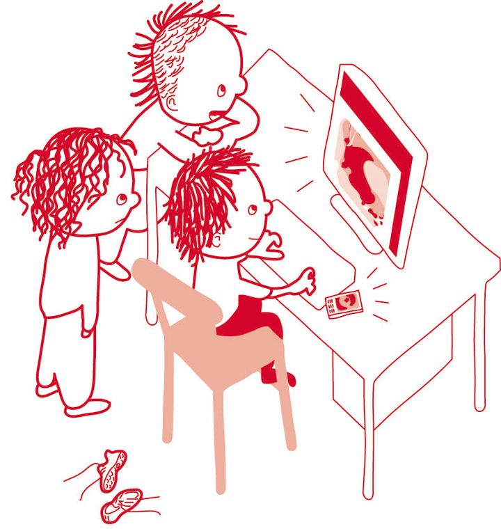 Illustration: Helena Ohlsson. Copyright: Statens medieråd
