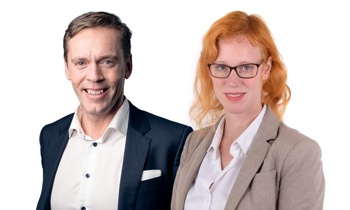 Håkan Danielsson och Christine Ambell. Bilden får användas fritt i samband med denna artikel. Foto: WSP