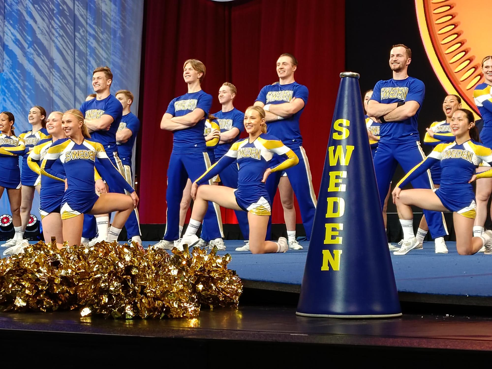 Sverige var nära medalj när VM i cheerleading avgjordes i USA Svenska