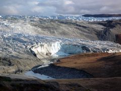 Kanten på den grönländska inlandsisen. Foto: Lillemor Claesson Liljedahl