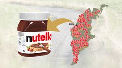 Arlas mejeri i Visby gör 22 ton skummjölkspulver per dag till Nutella. Totalt arbetar omkring 55 personer på mejeriet. Under kvällar och helger kan produktion och förpackning skötas av ett fåtal medarbetare. Foto: Arla