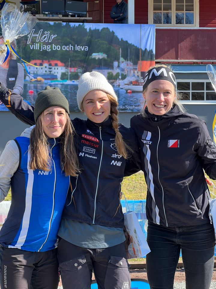 Fr.v. Elin Månsson, Karolin Ohlsson, Lina Strand. Foto: Johan Trygg.